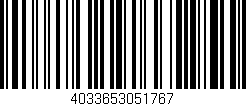Código de barras (EAN, GTIN, SKU, ISBN): '4033653051767'