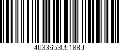 Código de barras (EAN, GTIN, SKU, ISBN): '4033653051880'