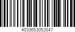 Código de barras (EAN, GTIN, SKU, ISBN): '4033653052047'