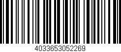 Código de barras (EAN, GTIN, SKU, ISBN): '4033653052269'
