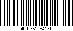 Código de barras (EAN, GTIN, SKU, ISBN): '4033653054171'