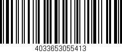 Código de barras (EAN, GTIN, SKU, ISBN): '4033653055413'