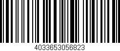 Código de barras (EAN, GTIN, SKU, ISBN): '4033653056823'