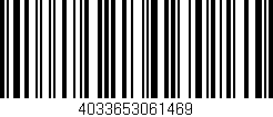 Código de barras (EAN, GTIN, SKU, ISBN): '4033653061469'