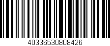 Código de barras (EAN, GTIN, SKU, ISBN): '40336530808426'