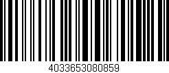 Código de barras (EAN, GTIN, SKU, ISBN): '4033653080859'