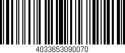 Código de barras (EAN, GTIN, SKU, ISBN): '4033653090070'