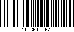 Código de barras (EAN, GTIN, SKU, ISBN): '4033653100571'