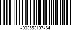 Código de barras (EAN, GTIN, SKU, ISBN): '4033653107464'