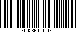 Código de barras (EAN, GTIN, SKU, ISBN): '4033653130370'