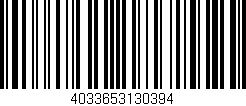 Código de barras (EAN, GTIN, SKU, ISBN): '4033653130394'