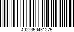 Código de barras (EAN, GTIN, SKU, ISBN): '4033653461375'