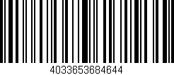 Código de barras (EAN, GTIN, SKU, ISBN): '4033653684644'