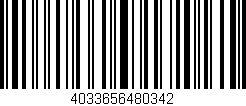 Código de barras (EAN, GTIN, SKU, ISBN): '4033656480342'