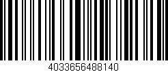 Código de barras (EAN, GTIN, SKU, ISBN): '4033656488140'