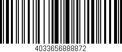Código de barras (EAN, GTIN, SKU, ISBN): '4033656888872'