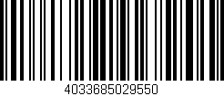 Código de barras (EAN, GTIN, SKU, ISBN): '4033685029550'
