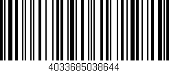 Código de barras (EAN, GTIN, SKU, ISBN): '4033685038644'