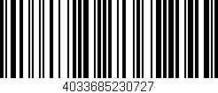 Código de barras (EAN, GTIN, SKU, ISBN): '4033685230727'