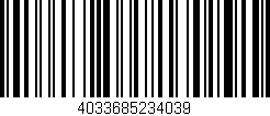 Código de barras (EAN, GTIN, SKU, ISBN): '4033685234039'