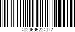 Código de barras (EAN, GTIN, SKU, ISBN): '4033685234077'