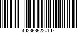 Código de barras (EAN, GTIN, SKU, ISBN): '4033685234107'