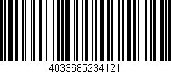 Código de barras (EAN, GTIN, SKU, ISBN): '4033685234121'