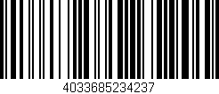 Código de barras (EAN, GTIN, SKU, ISBN): '4033685234237'