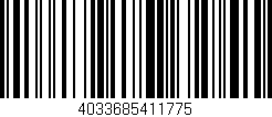 Código de barras (EAN, GTIN, SKU, ISBN): '4033685411775'