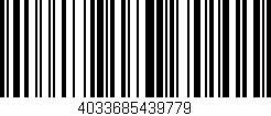 Código de barras (EAN, GTIN, SKU, ISBN): '4033685439779'