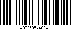 Código de barras (EAN, GTIN, SKU, ISBN): '4033685440041'
