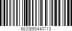 Código de barras (EAN, GTIN, SKU, ISBN): '4033685440713'