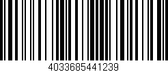 Código de barras (EAN, GTIN, SKU, ISBN): '4033685441239'