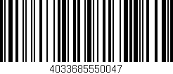 Código de barras (EAN, GTIN, SKU, ISBN): '4033685550047'