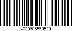 Código de barras (EAN, GTIN, SKU, ISBN): '4033685550573'