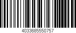 Código de barras (EAN, GTIN, SKU, ISBN): '4033685550757'