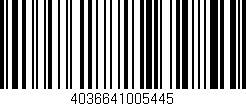 Código de barras (EAN, GTIN, SKU, ISBN): '4036641005445'