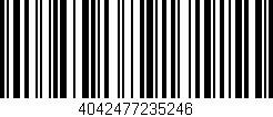 Código de barras (EAN, GTIN, SKU, ISBN): '4042477235246'