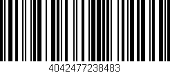 Código de barras (EAN, GTIN, SKU, ISBN): '4042477238483'