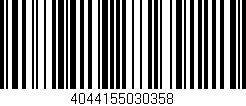 Código de barras (EAN, GTIN, SKU, ISBN): '4044155030358'