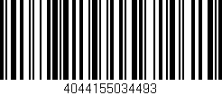 Código de barras (EAN, GTIN, SKU, ISBN): '4044155034493'