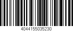 Código de barras (EAN, GTIN, SKU, ISBN): '4044155035230'
