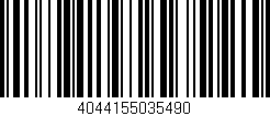 Código de barras (EAN, GTIN, SKU, ISBN): '4044155035490'