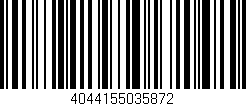 Código de barras (EAN, GTIN, SKU, ISBN): '4044155035872'