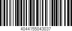Código de barras (EAN, GTIN, SKU, ISBN): '4044155043037'