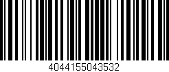 Código de barras (EAN, GTIN, SKU, ISBN): '4044155043532'