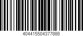 Código de barras (EAN, GTIN, SKU, ISBN): '404415504377888'