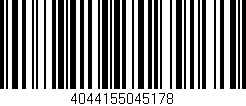 Código de barras (EAN, GTIN, SKU, ISBN): '4044155045178'