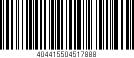 Código de barras (EAN, GTIN, SKU, ISBN): '404415504517888'