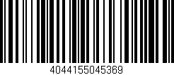 Código de barras (EAN, GTIN, SKU, ISBN): '4044155045369'